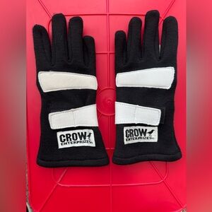 Youth medium Crow Enterprises racing gloves